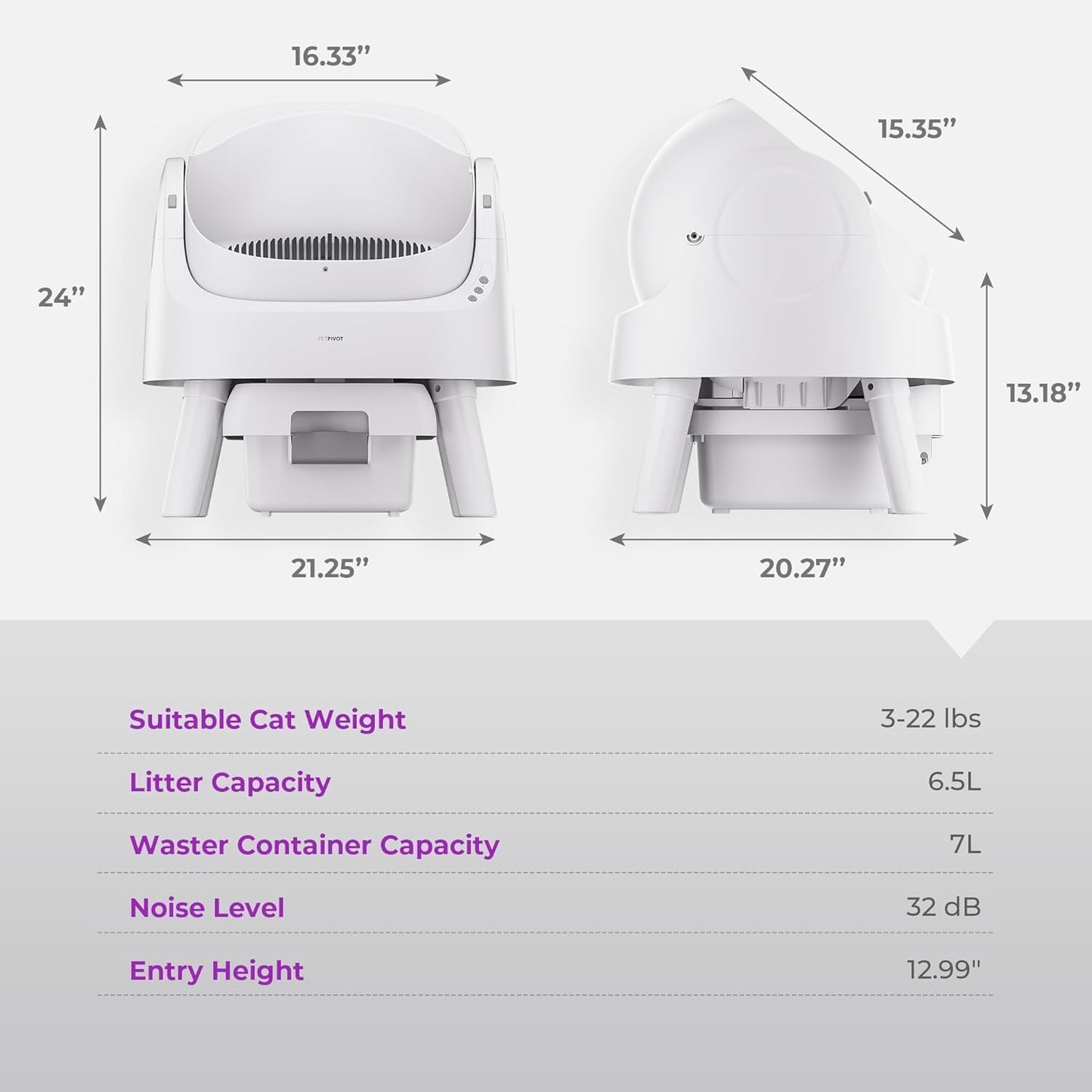 EffortlessClean Cat Litter Box™