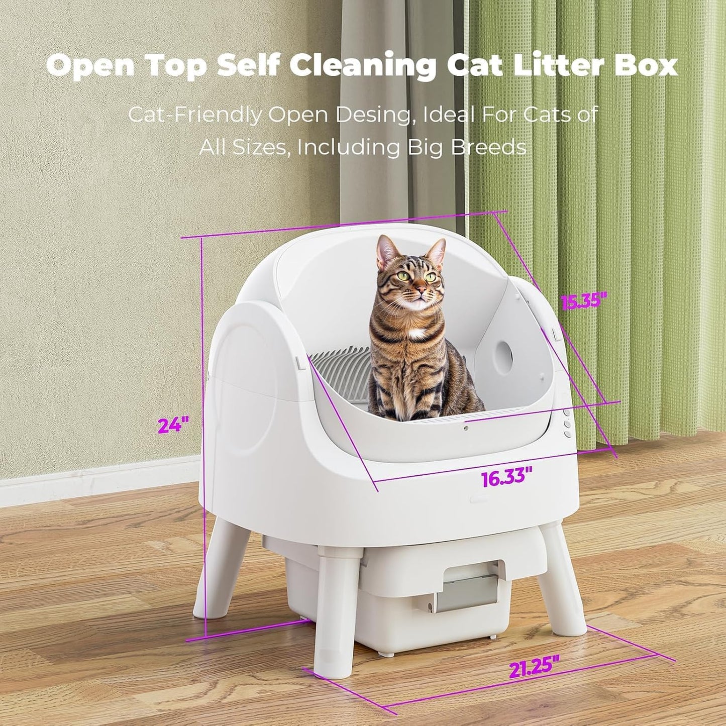 EffortlessClean Cat Litter Box™